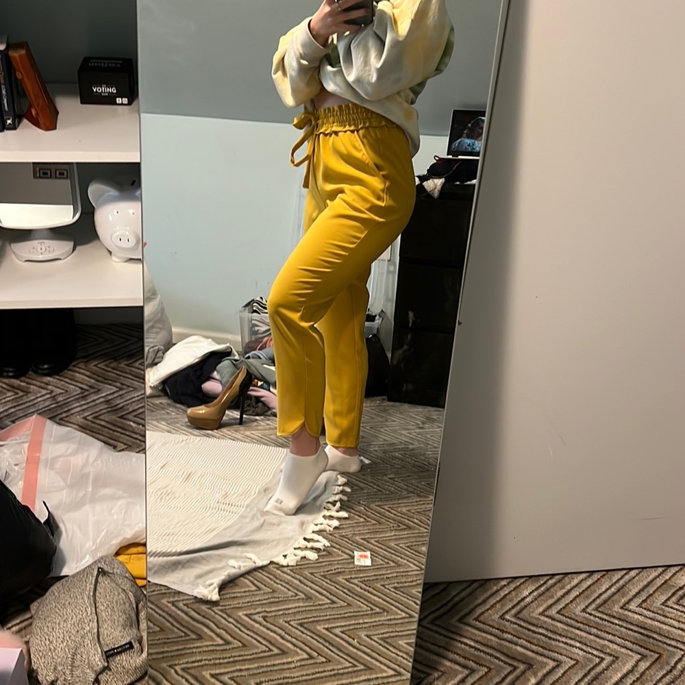 Mustard Yellow Zara Pants